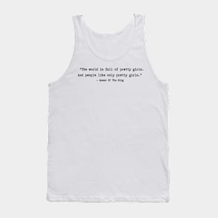 Queen Of The Ring Quotes Tank Top